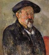 Autoportrait au beret Paul Cezanne